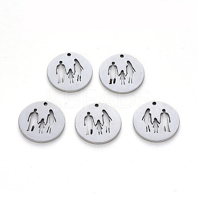 Non-Tarnish 304 Stainless Steel Pendants LS-STAS-N092-34-1