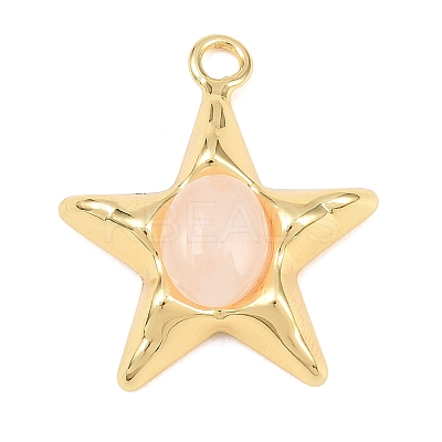 Natural Rose Quartz Pendants GG-G001-01G-04-1