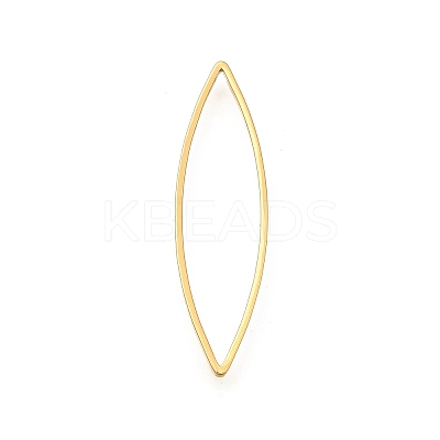 Brass Open Back Bezel Link Rings X-KK-B152-08B-G-1