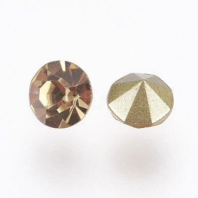 Grade A Glass Pointed Back Chaton Rhinestones RGLA-PP32-23A-1