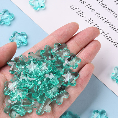 Transparent Acrylic Beads TACR-S154-32B-68-1