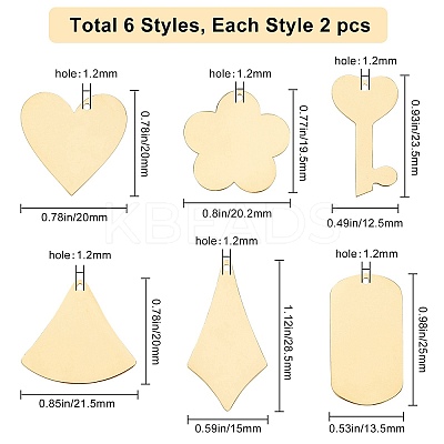 304 Stainless Steel Pendants STAS-SC0001-78G-1
