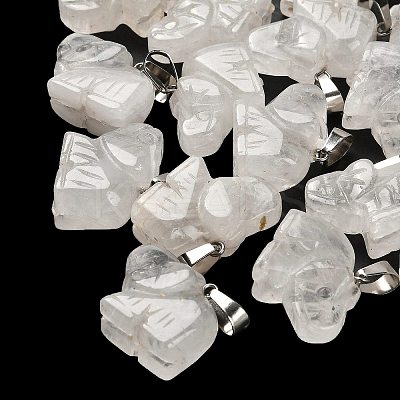 Natural Quartz Crystal Pendants G-B127-05P-14-1