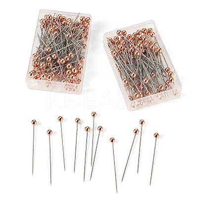 2 Sets Stainless Steel Ball Positioning Head Pins FIND-TA0009-26RG-1