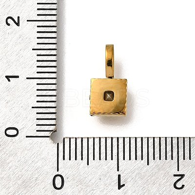 Ion Plating(IP) 304 Stainless Steel Rhinestone Pendants STAS-A104-14G-01-1