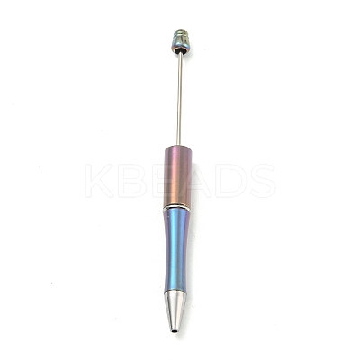 UV Plated Plastic Ball-Point Pen AJEW-C038-03I-1