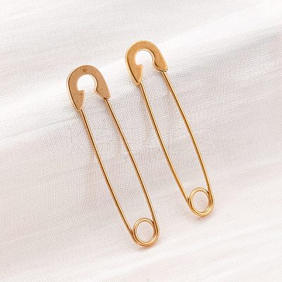 Ion Plating(IP) 304 Stainless Steel Dangle Earrings EJEW-F254-01G-1