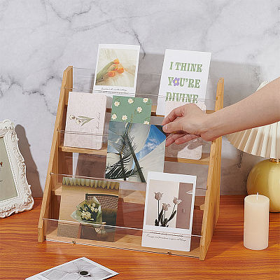 Bamboo Acrylic Display Case ODIS-WH0030-176A-01-1
