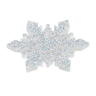 Christmas Theme Acrylic Pendants OACR-A034-01E-1