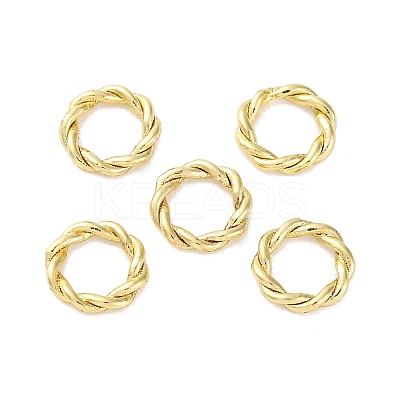 Brass Linking Rings KK-U042-01G-02-1