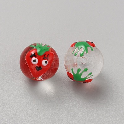 Transparent Glass Beads GGLA-WH0035-05C-1