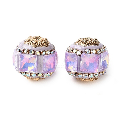 Handmade Polymer Clay Indonesia Beads IPDL-H001-21KCG-01-1