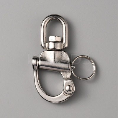 304 Stainless Steel Swivel Clasps STAS-WH0029-43P-1