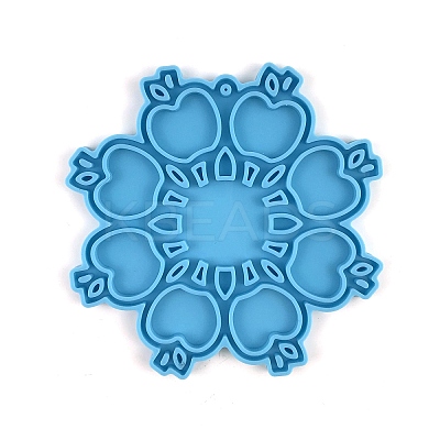 DIY Christmas Snowflake Pendant Food Grade Silicone Molds XMAS-PW0001-011G-1