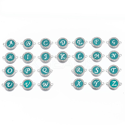 Alloy Enamel Links Connectors ENAM-T013-01-RS-1