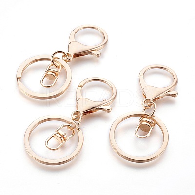 Alloy Keychain Clasp Findings IFIN-F151-02G-1
