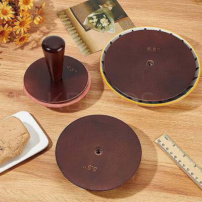 Wood Mushroom Anvil Set TOOL-WH0155-104-1