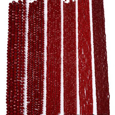 Opaque Solid Color Imitation Jade Glass Beads Strands LS-EGLA-A044-P3mm-D02-1