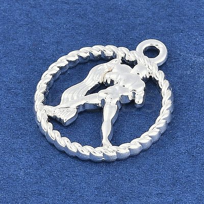 Twelve Constellations Alloy Pendants PALLOY-Q006-01E-S-1