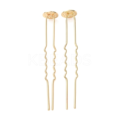 Brass Hair Fork Findings KK-H298-02A-1