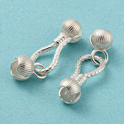 925 Sterling Silver S-Hook Clasps STER-Z004-03-1