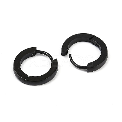 Personalized Unisex 304 Stainless Steel Huggie Hoop Earrings X-EJEW-G121-47-1-1