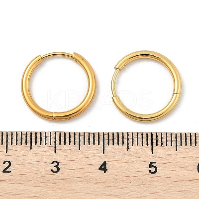 PVD Vacuum Plating 304 Stainless Steel Huggie Hoop Earrings for Women EJEW-F280-07C-G-1