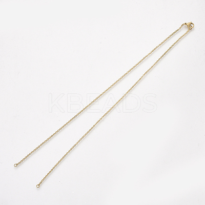 304 Stainless Steel Cable Chain Necklace Making STAS-T040-PJ209-2-54-1