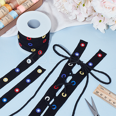10 Yards Cotton Herringbone Ribbons OCOR-WR0001-52B-1