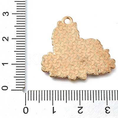 Animal Flower Alloy Enamel Pendants ENAM-Q508-01C-1