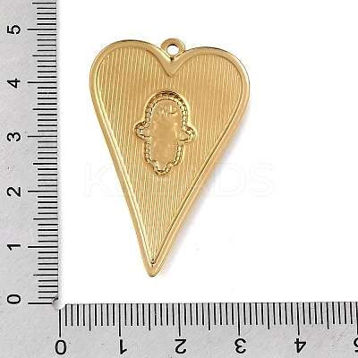 304 Stainless Steel Enamel Pendants STAS-E520-03B-G-1