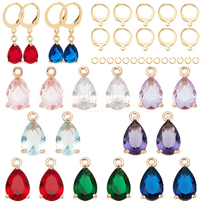 DIY Teardrop Earring Making Kit DIY-GA0003-93-1