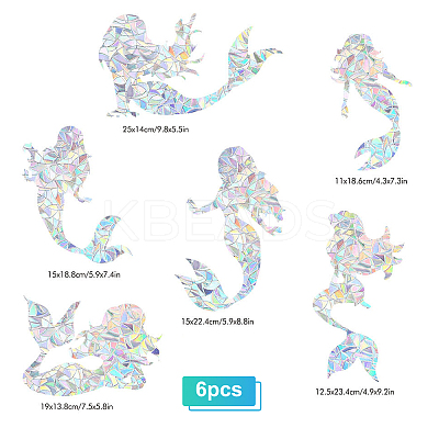 Waterproof PVC Laser No-Glue Stickers DIY-WH0304-221N-1