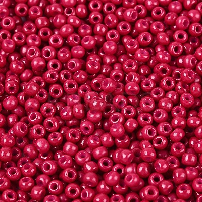 12/0 Grade A Baking Paint Glass Seed Spacer Beads X-SEED-Q009-FJX32-1