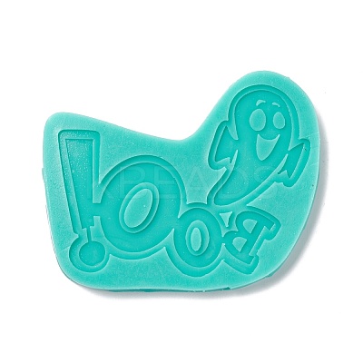 DIY Word BOO Food Grade Silicone Molds DIY-G057-A15-1