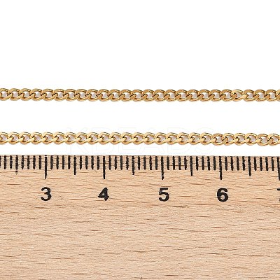 Unisex Casual Style 304 Stainless Steel Twisted Chain Necklaces STAS-O037-16G-1