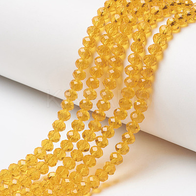 Glass Beads Strands EGLA-A034-T1mm-D17-1