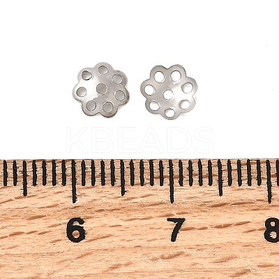 316 Surgical Stainless Steel Bead Caps STAS-F325-01P-1
