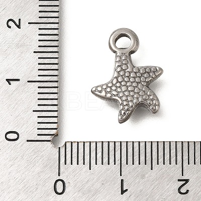 Anti-Tarnish 304 Stainless Steel Pendants STAS-M075-27P-1