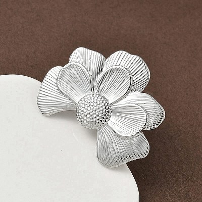 304 Stainless Steel Cuff Open Rings for Women RJEW-F195-03P-1