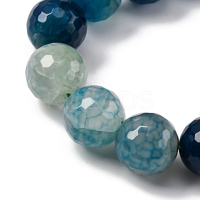 Natural Dragon Veins Agate(Dyed & Heated) Beads Strands G-K390-A07-01-1