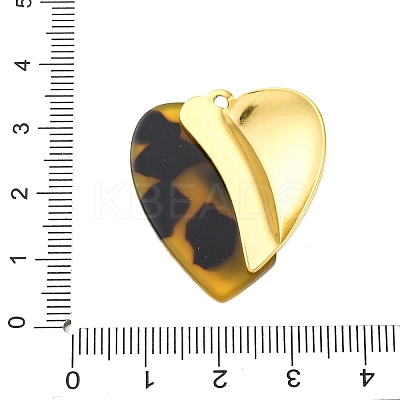 304 Stainless Steel Pendants STAS-V004-06G-04-1
