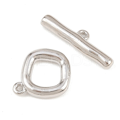 Brass Toggle Clasps KK-G548-41P-02-1