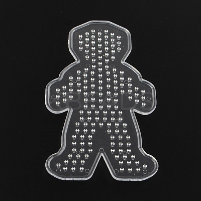 Little Boy ABC Plastic Pegboards used for 5x5mm DIY Fuse Beads X-DIY-Q009-20-1