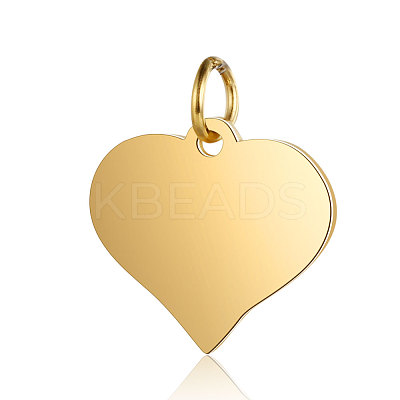 Ion Plating(IP) 304 Stainless Steel Stamping Blank Tag Charms LS-STAS-I311-27G-1