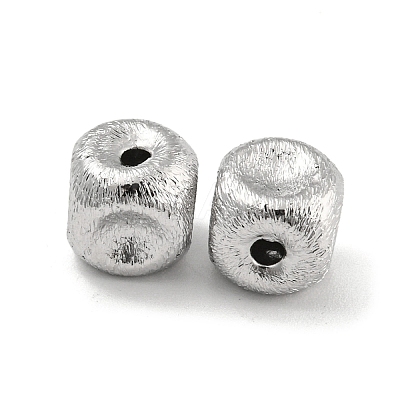 Brass Textured Beads KK-P258-04B-P-1