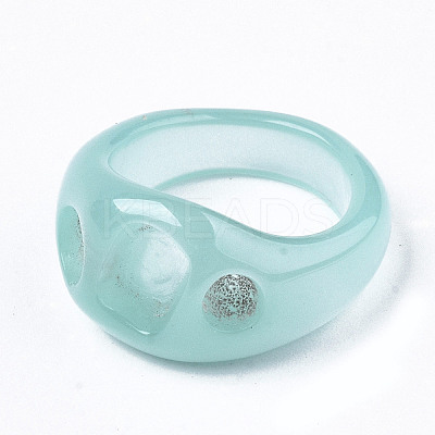 Resin Finger Rings RJEW-N033-008-C01-1