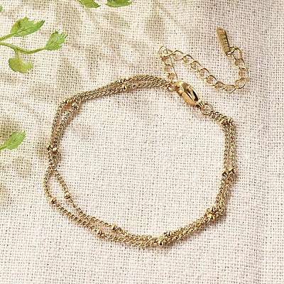 304 Stainless Steel Multi-strand Bracelets BJEW-Q051-02G-A-1
