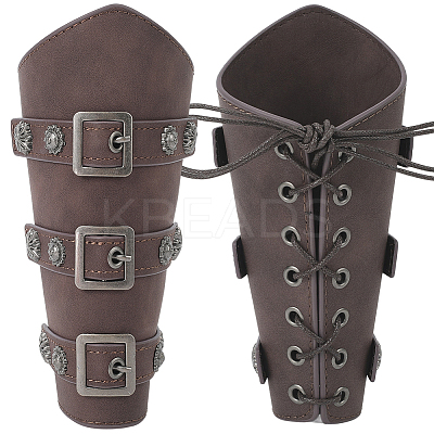 Imitation Leather Cuff Cord Bracelets AJEW-WH20033-034B-1