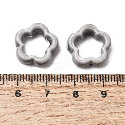Flower Hollow Glazed Porcelain Bead Frame PORC-A034-09I-1